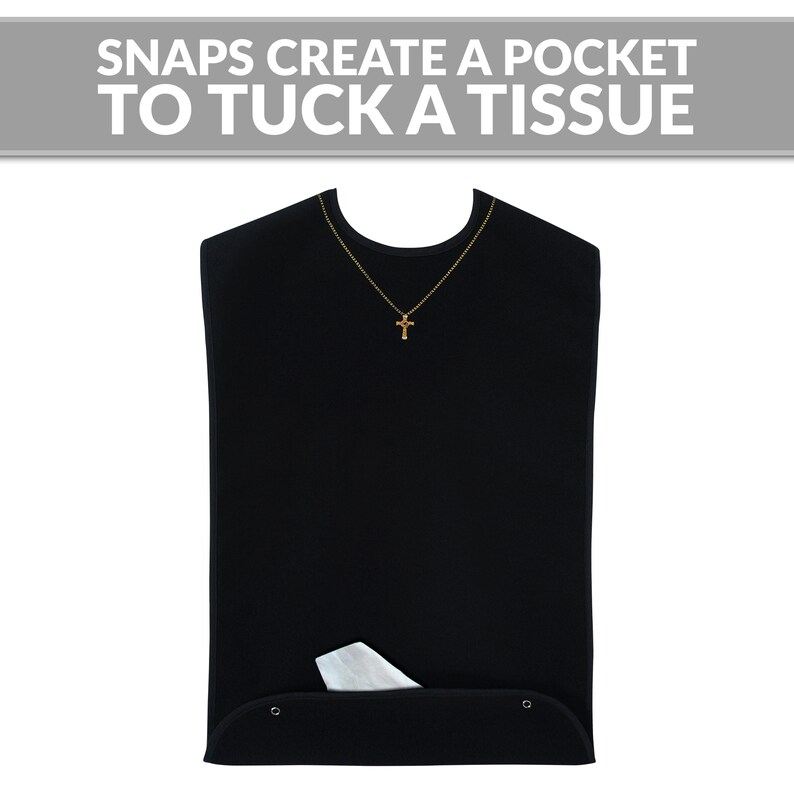 Classy Pal Adult Bib for Women with Embroidered Design. image 4