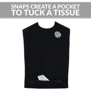 Classy Pal Adult Bib for Women with Embroidered Design. image 4