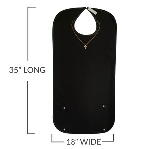Classy Pal Adult Bib for Women with Embroidered Design. image 5