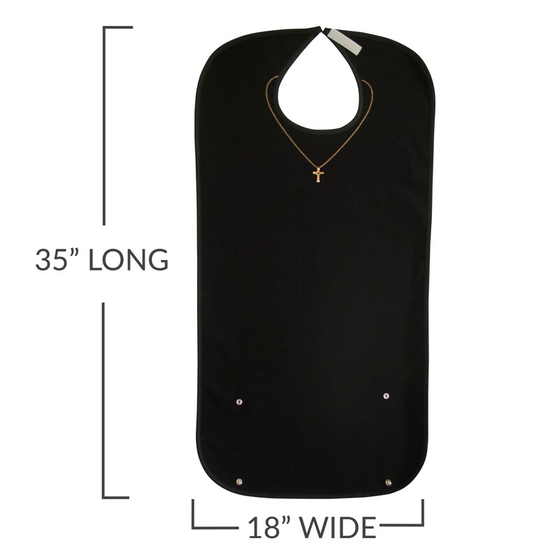 Classy Pal Adult Bib for Women with Embroidered Design. image 5