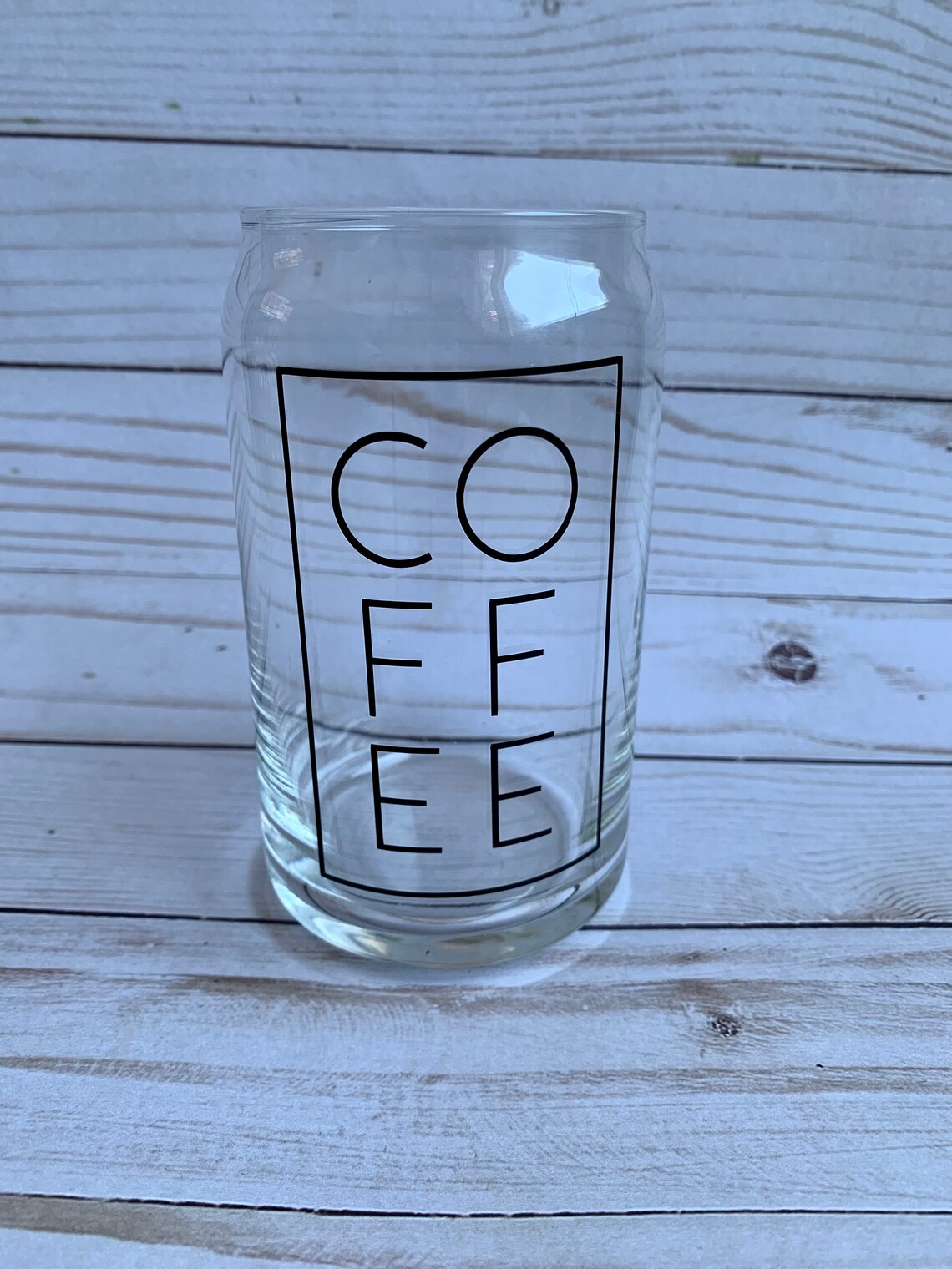 etsy iced coffee glasses