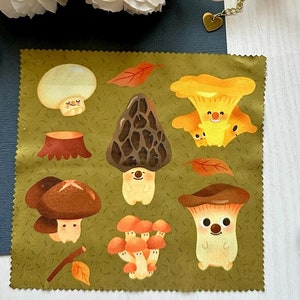 Mushroom Microfiber Cleaning Cloth