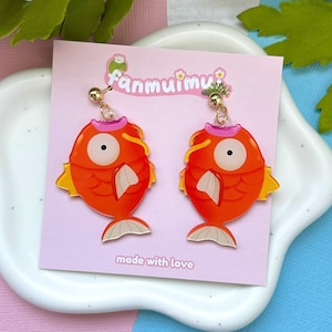 Magic Fish Acrylic Earrings