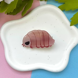 Giant Isopod Acrylic Hair Clip
