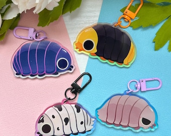 Pill Bug | Isopod 2.5" Acrylic Charm