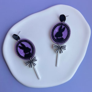 Black Butler Ciel Funtom Lollipop Earrings