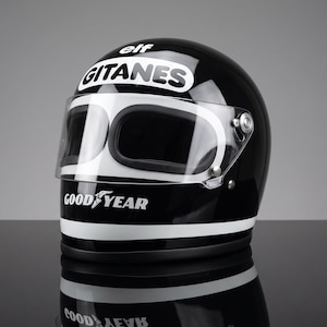 XFGP Twin Window Vintage Racing Helmet For Bobber Cafe Racer Custom Motorcycle Fans