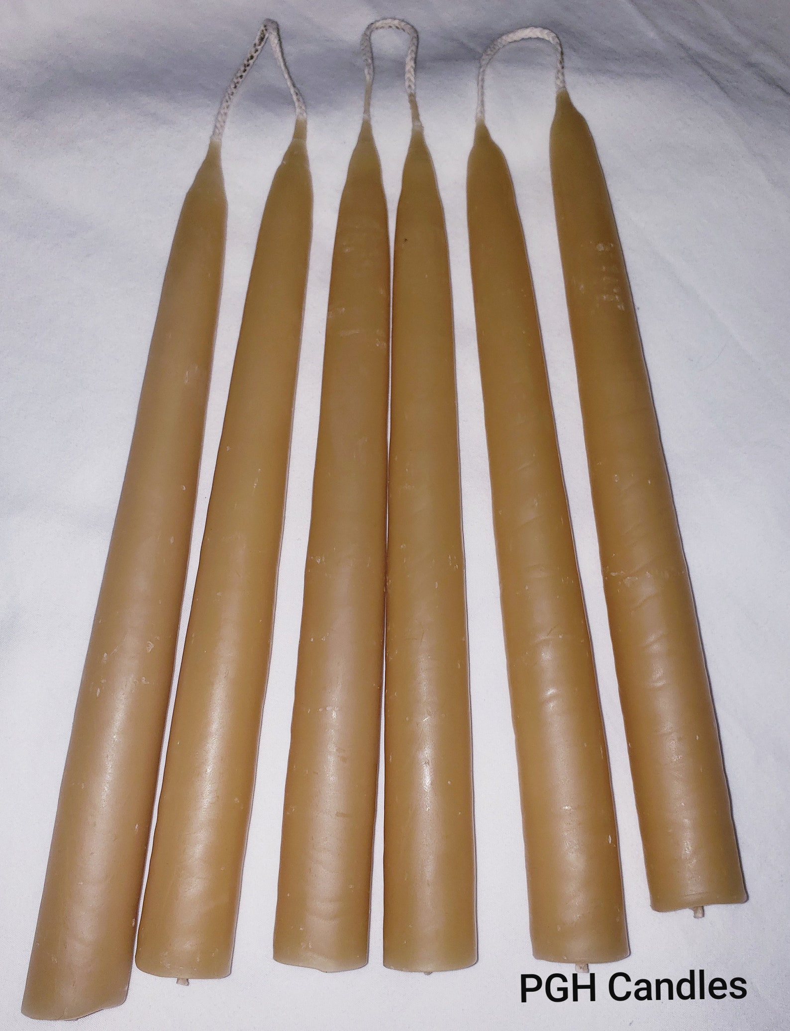 7/8 X 11 Organic Hand Dipped Beeswax Tapers Priced and Sold by Etsy