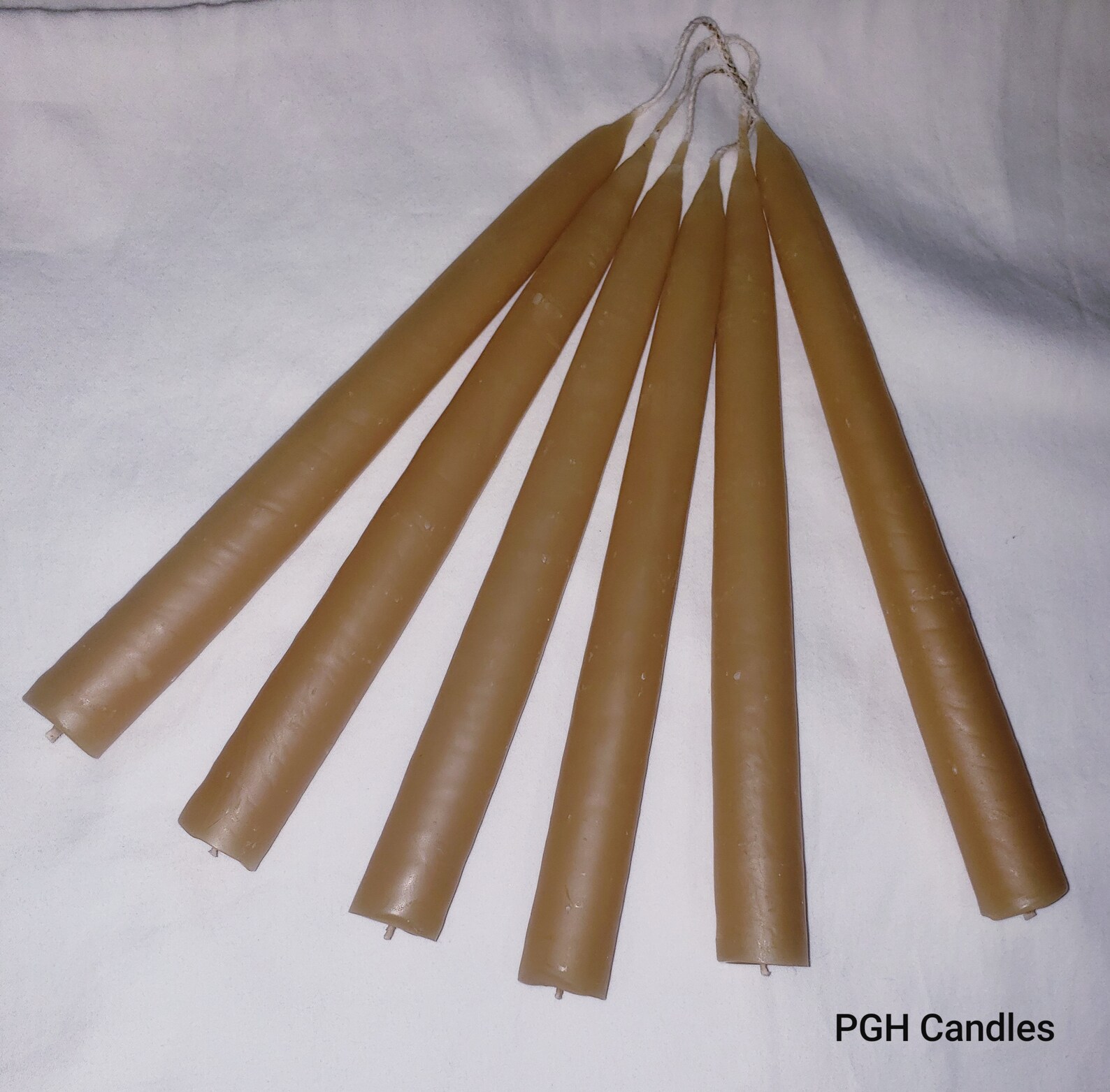 7/8 X 11 Organic Hand Dipped Beeswax Tapers Priced and Sold by Etsy