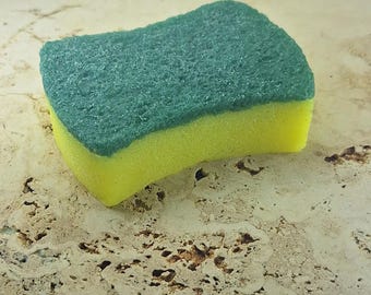 Kitchen Sponge Soap Looks Real Funny Housewarming Gift Prank Gag Gift for Mom Wife Coworker Birthday Handmade Cleaning Lover Gift USA Made