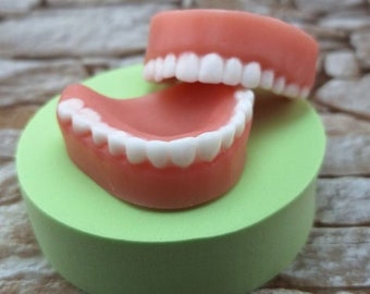Denture Soap Christmas Party Fun Prank Gift Realistic Fake Teeth Gag Gift for Grandparents Secret Santa Office Party white elephant Holiday