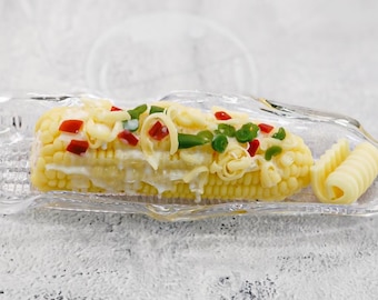 Birthday gag Soap stocking stuffers Corn with toppings street corn prank realistic Fake Food Fun   Gag Gift Novelty USA HandMade