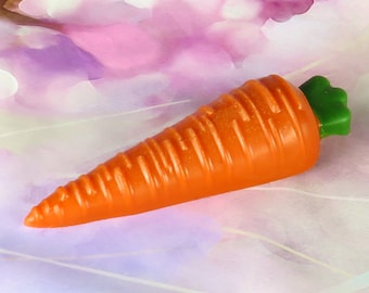 Easter Carrot Soap Cute Bunny Gift Easter Basket Filler Kids Spring Gift Realistic Food Soap Vegan Handmade Glycerin Soap Baby Shower Favor