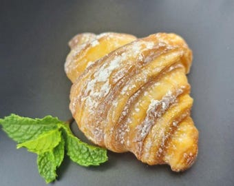 Croissant Soap Realistic Fake Food, French Bakery Gift, Paris Lover Baker Gift, Christmas Stocking Stuffer, Secret Santa White Elephant