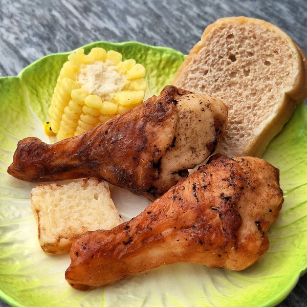 Realistic Chicken Leg Soap Prank Gag Gift for Him Coworker Birthday Stocking Stuffer White Elephant Handmade Food Soap Ribs Corn & More