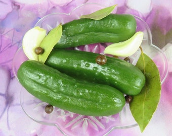 Pickle Soap Realistic Dill  Funny Gag Prank Gift Birthday For Him Food looks
