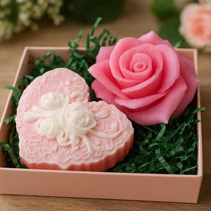 Heart Gift Birthday Gift for her sister Glycerin soap Wedding Gift for a loved one Great Aroma Handmade in the USA