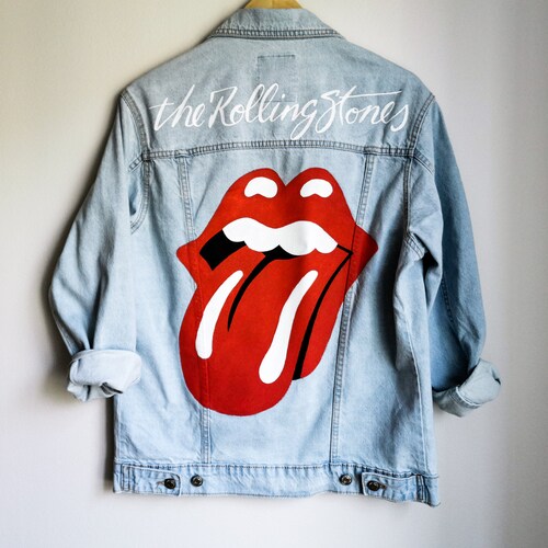 rolling stones jean jacket