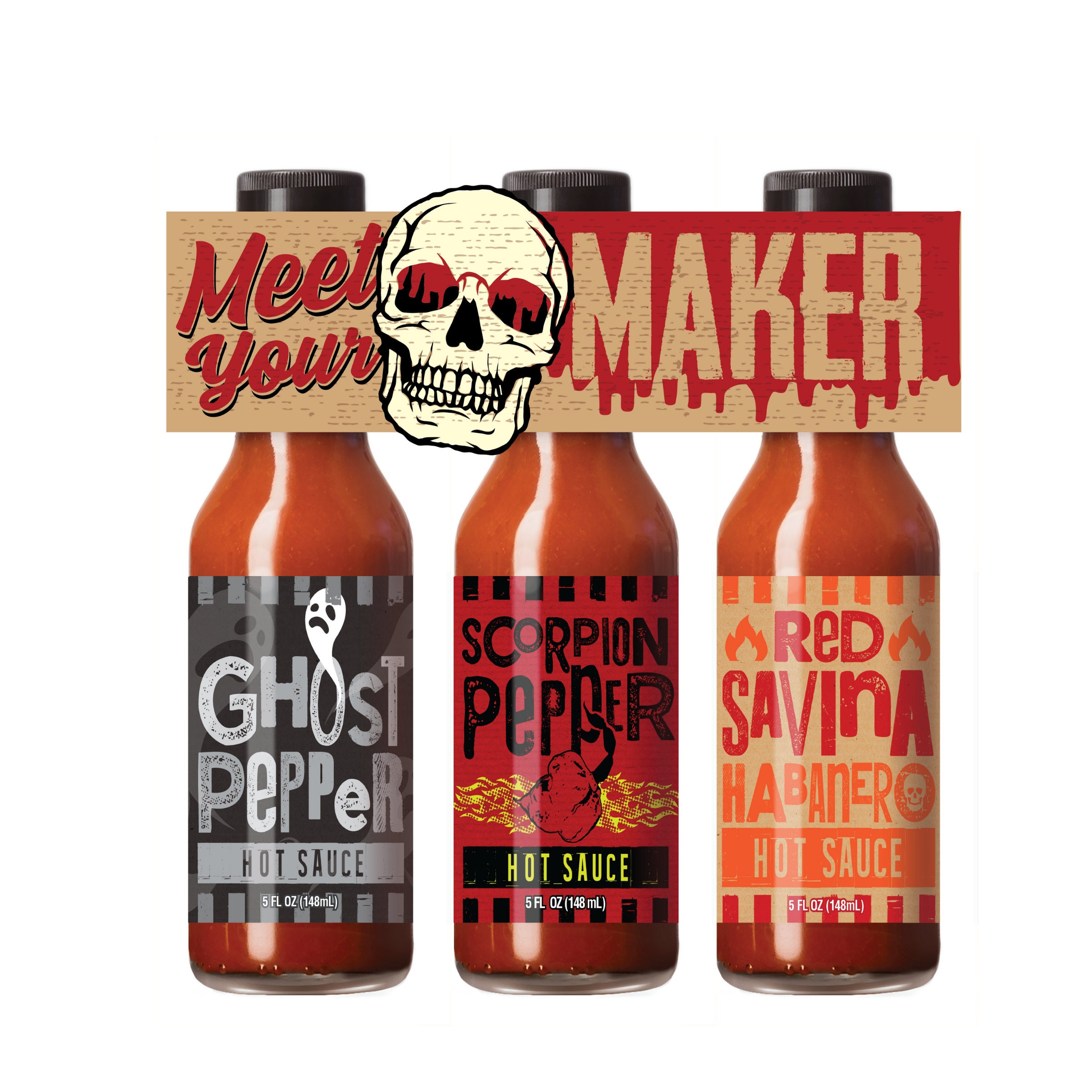 Meet Your Maker Hot Sauce Gift Set Etsy