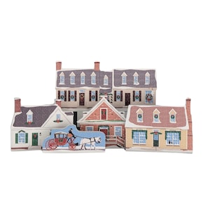 Williamsburg Christmas (choose from 5 pcs), Historic Williamsburg, VA, Colonial Christmas, America 250, Revolutionary War, Cats Meow Village