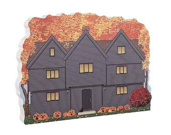 Witch House, Autumn, Salem Massachusetts, witchy, witch decor, US National Park Travel, Witch Trial Art, Cats Meow Village