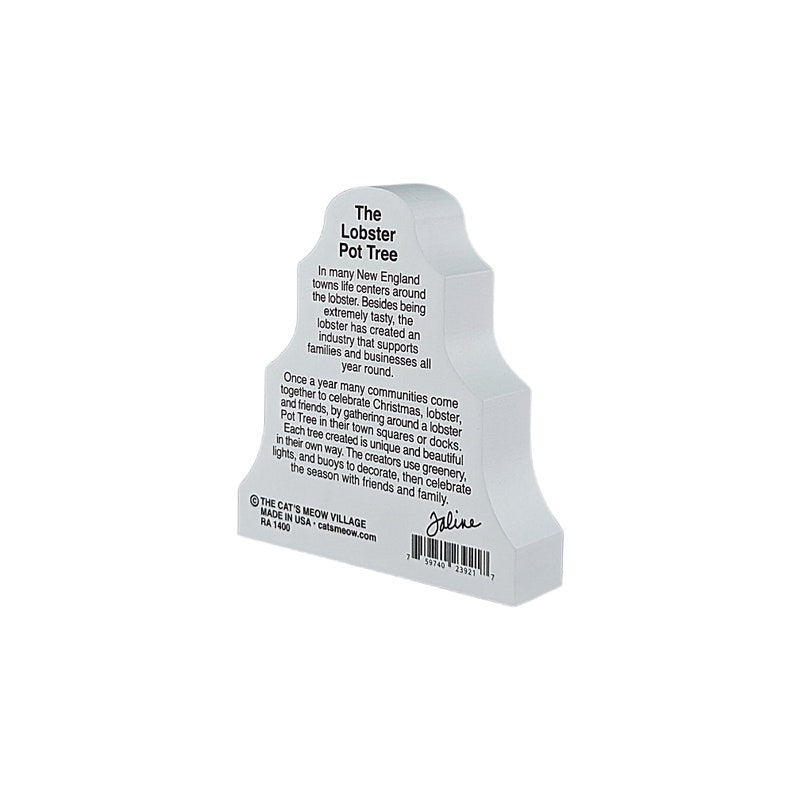 Lobster Pots Christmas Tree, Winter, Cats Meow Village Etsy