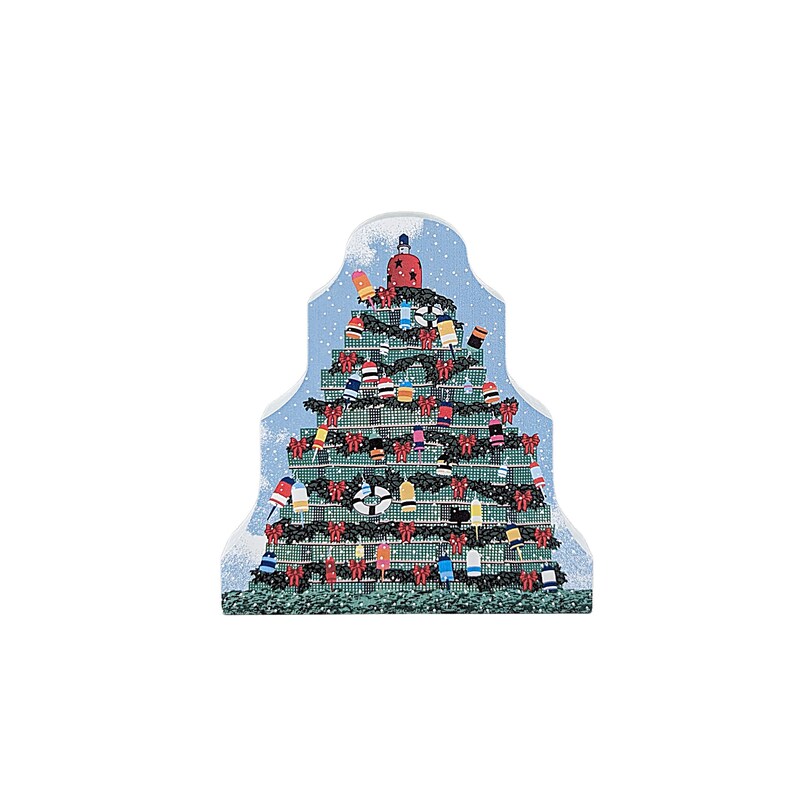 Lobster Pots Christmas Tree, Winter, Cats Meow Village Etsy