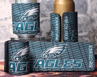 Philadelphia Eagles GO BIRDS! Football Slap Beer Sleeve. Philly, Iggles, Tailgating