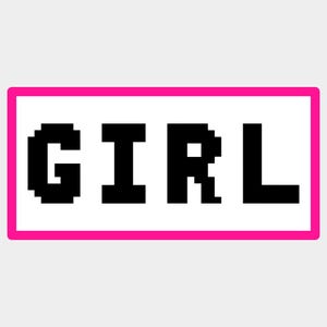 Four Letter Words | GIRL grid template pattern for Crochet, Knitting, Cross Stitch, Patchwork & more!