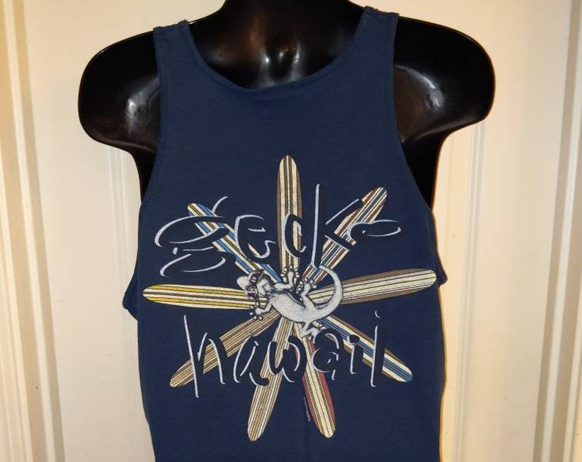 VTG 90s Gecko Hawaii tank top