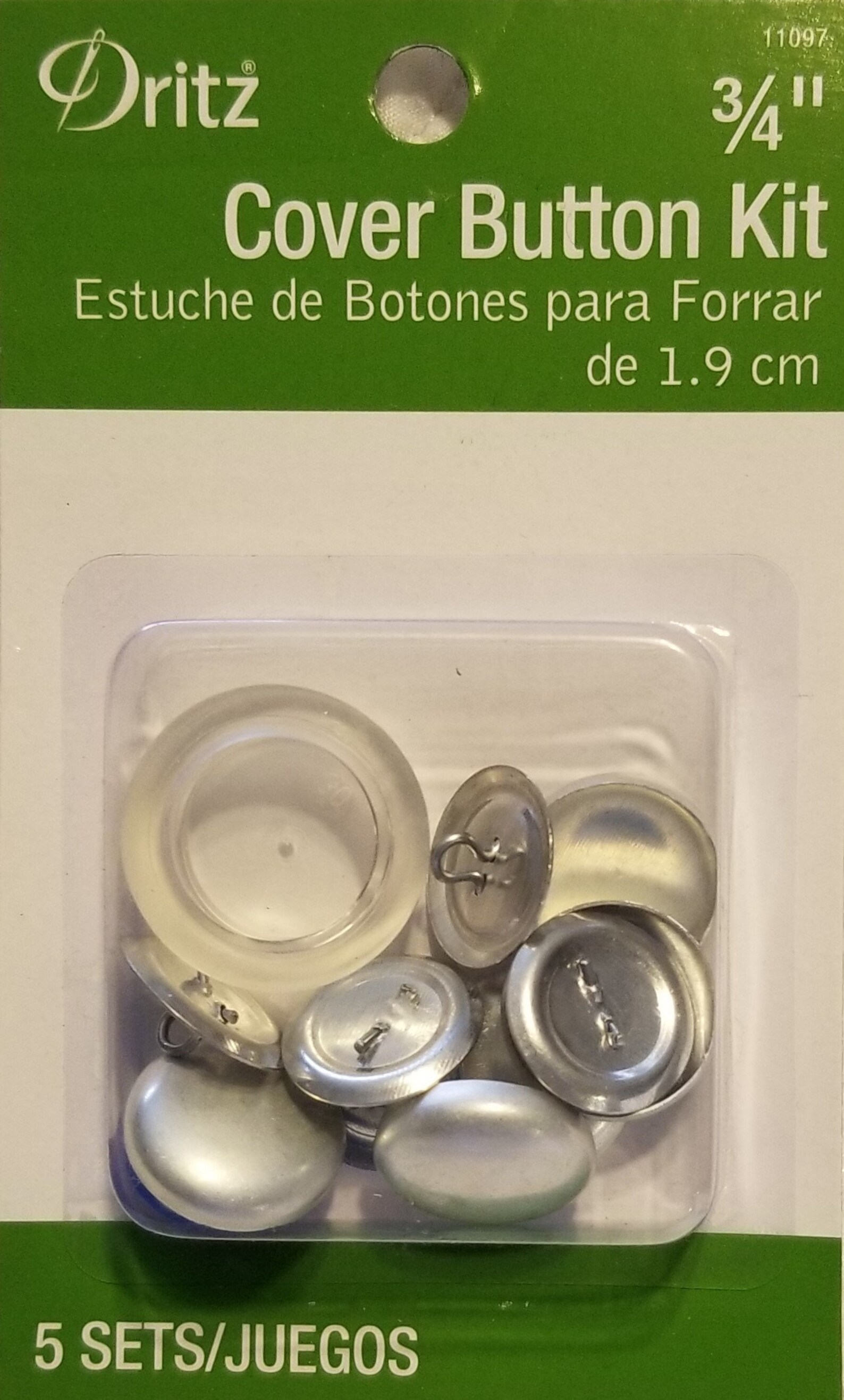 Dritz Cover Button Kit 3/4 Etsy