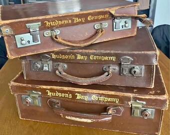 Antique Hudson Bay Luggage’s