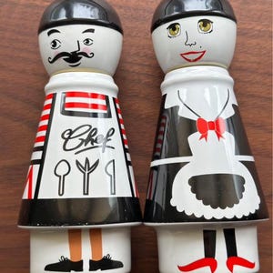 French  Salt and Pepper shakers