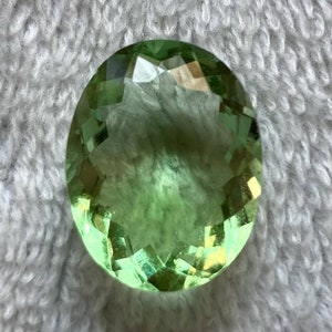 Super Clean Natural Fluorite Gemstone Cut, Rare Bihari(INDIAN) mines Fluorite Gemstone Perfectly Faceted Good Green Colour Gemstone