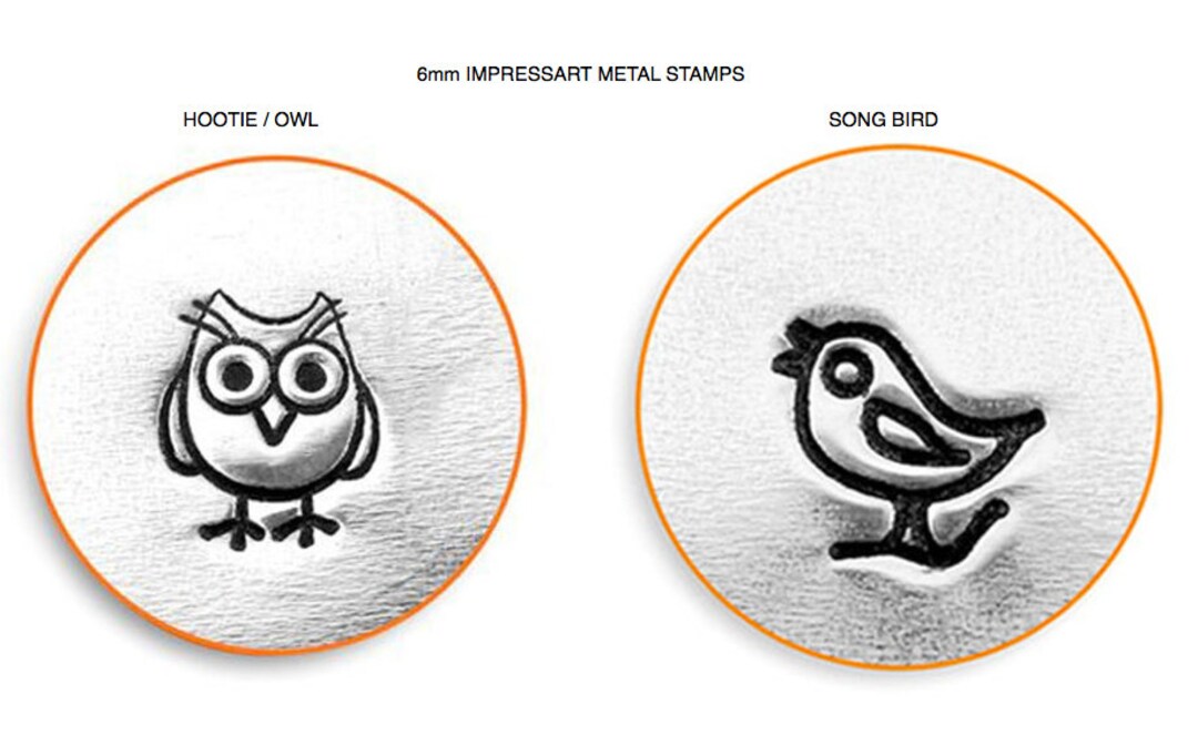 ImpressArt Animal Signature Metal Design Stamps – Zoo, Farm, Pet Hand Punches