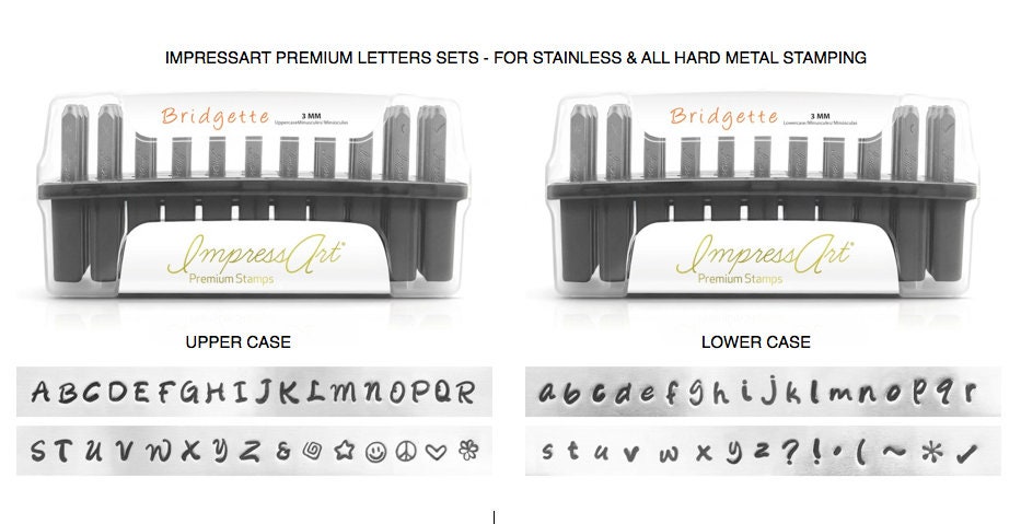 ImpressArt Set Di Punzoni Numerici In Metallo Per Gioielleria - Caratteri Da 3 Mm Per Personalizzare Metalli Non Ferrosi