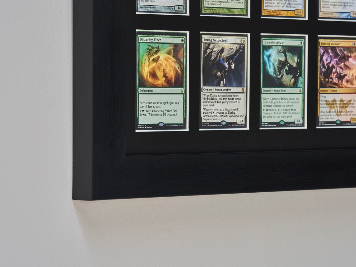 25 Trading Card Frame Card Display Frame Custom Card Frame - Etsy