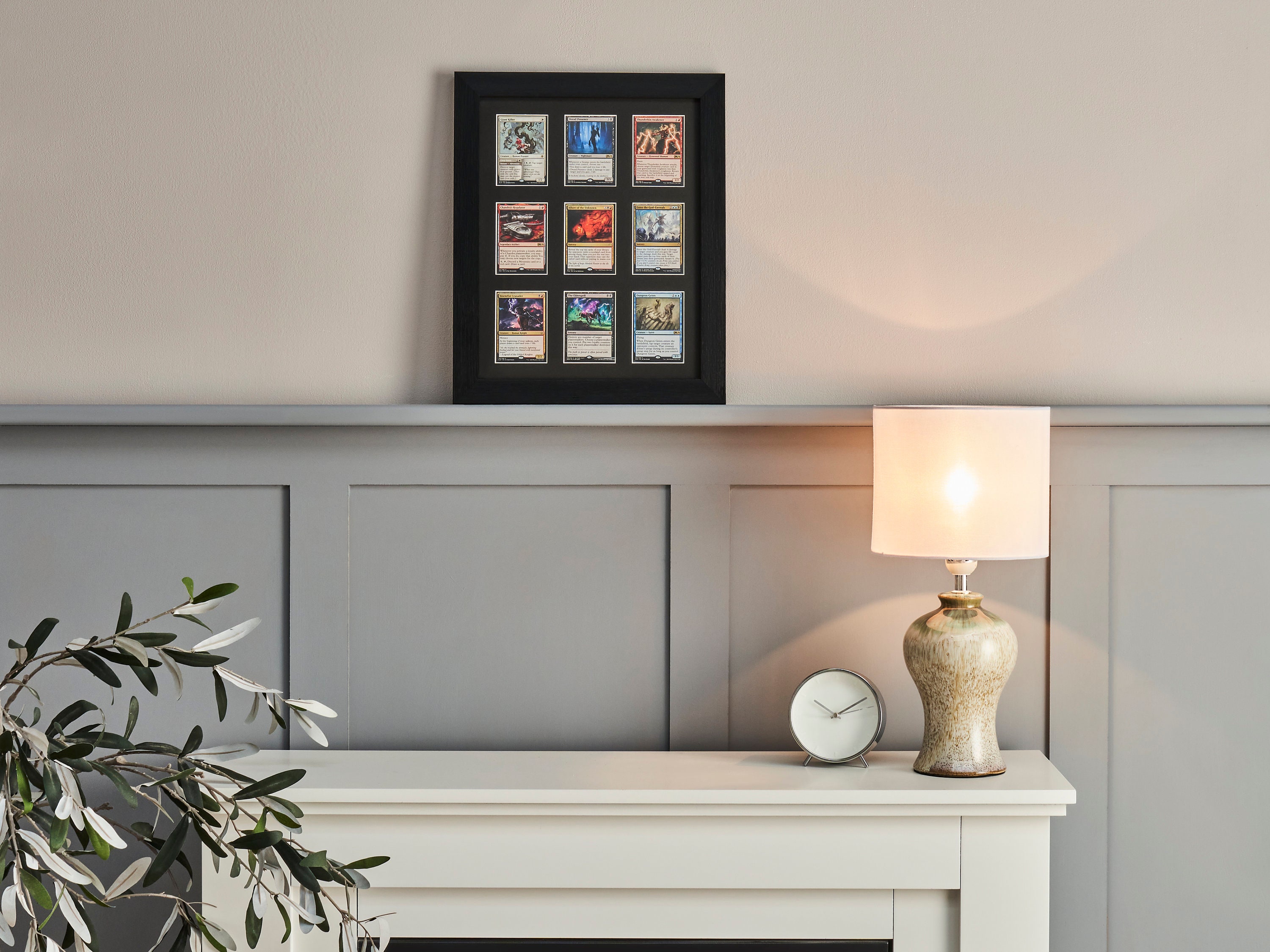 9 Trading Card Frame | Pokemon, MTG, Yu-gi-oh!, Sports | UV Protection |  Satin Black Hardwood - Etsy