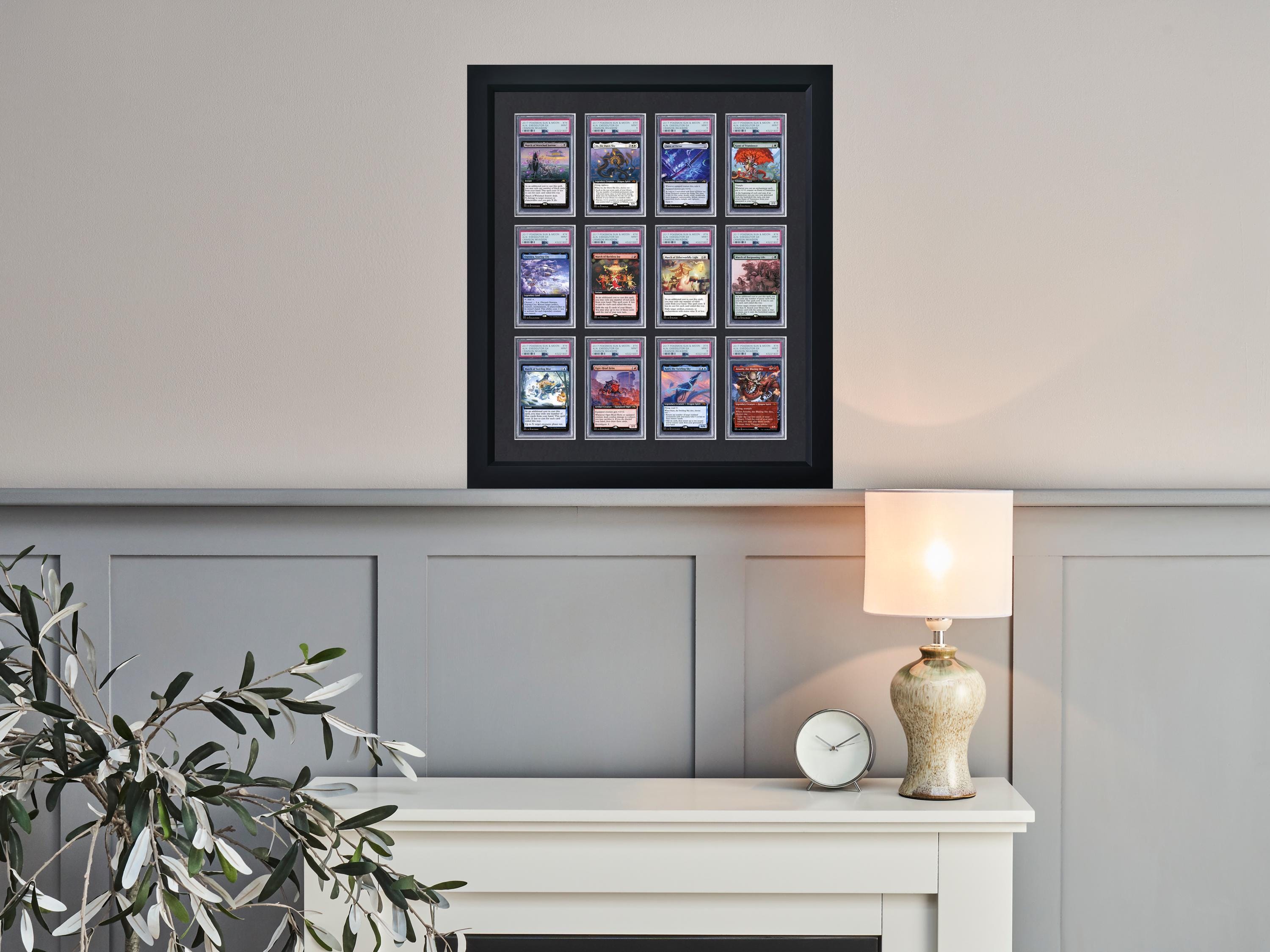 mtg card display frame Bivitre Trading with UV Protection Magnetic Card Holder these Interlocking Card Frames are the ideal choice. Personalized Pokemon Card Frame |