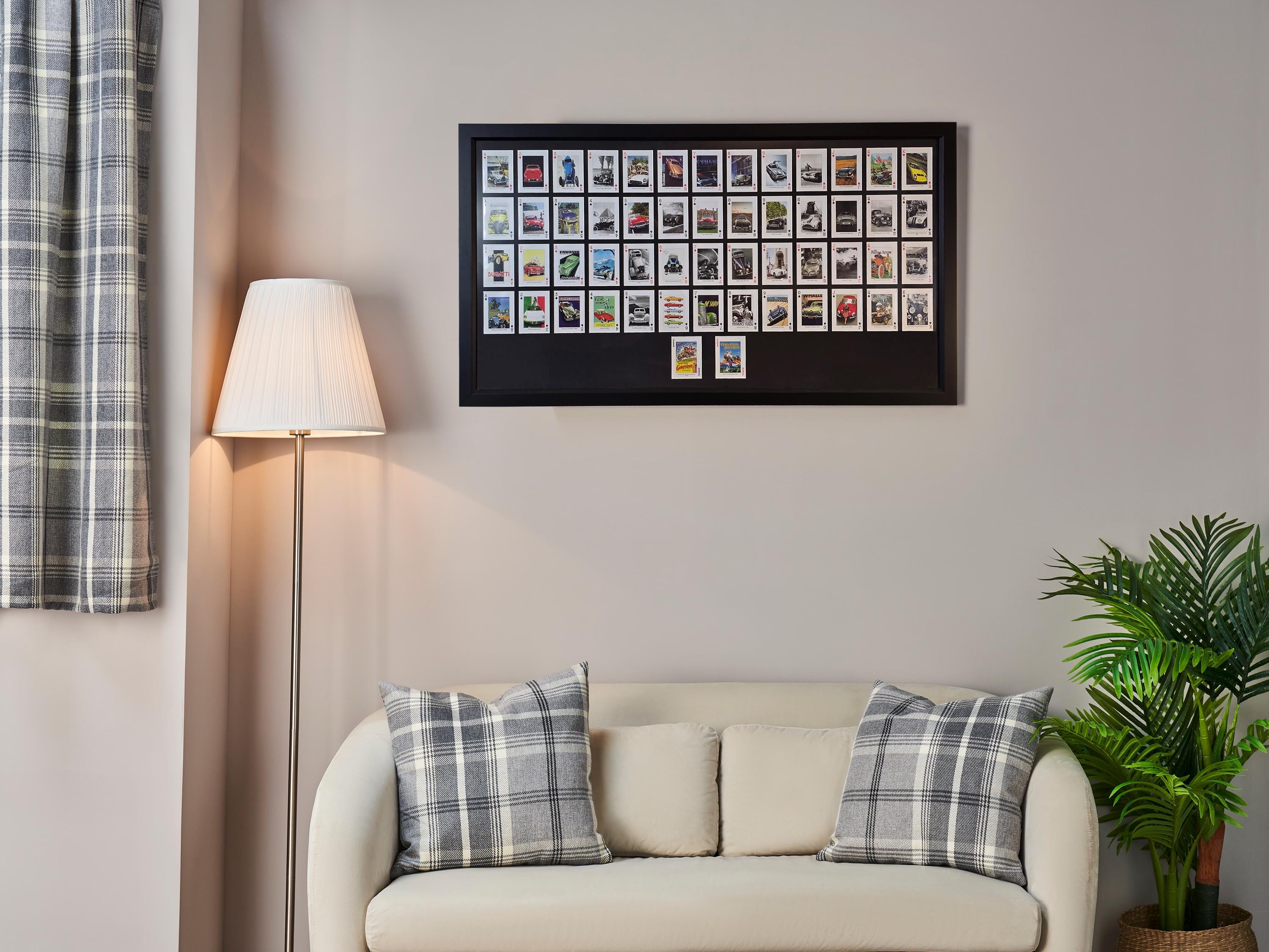 UV Protected Satin Black Card Frame