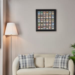 Lijst met 30 ruilkaarten | Pokemon, MTG, Yu-Gi-Oh!, sport | UV-bescherming | Satijnzwart hardhout