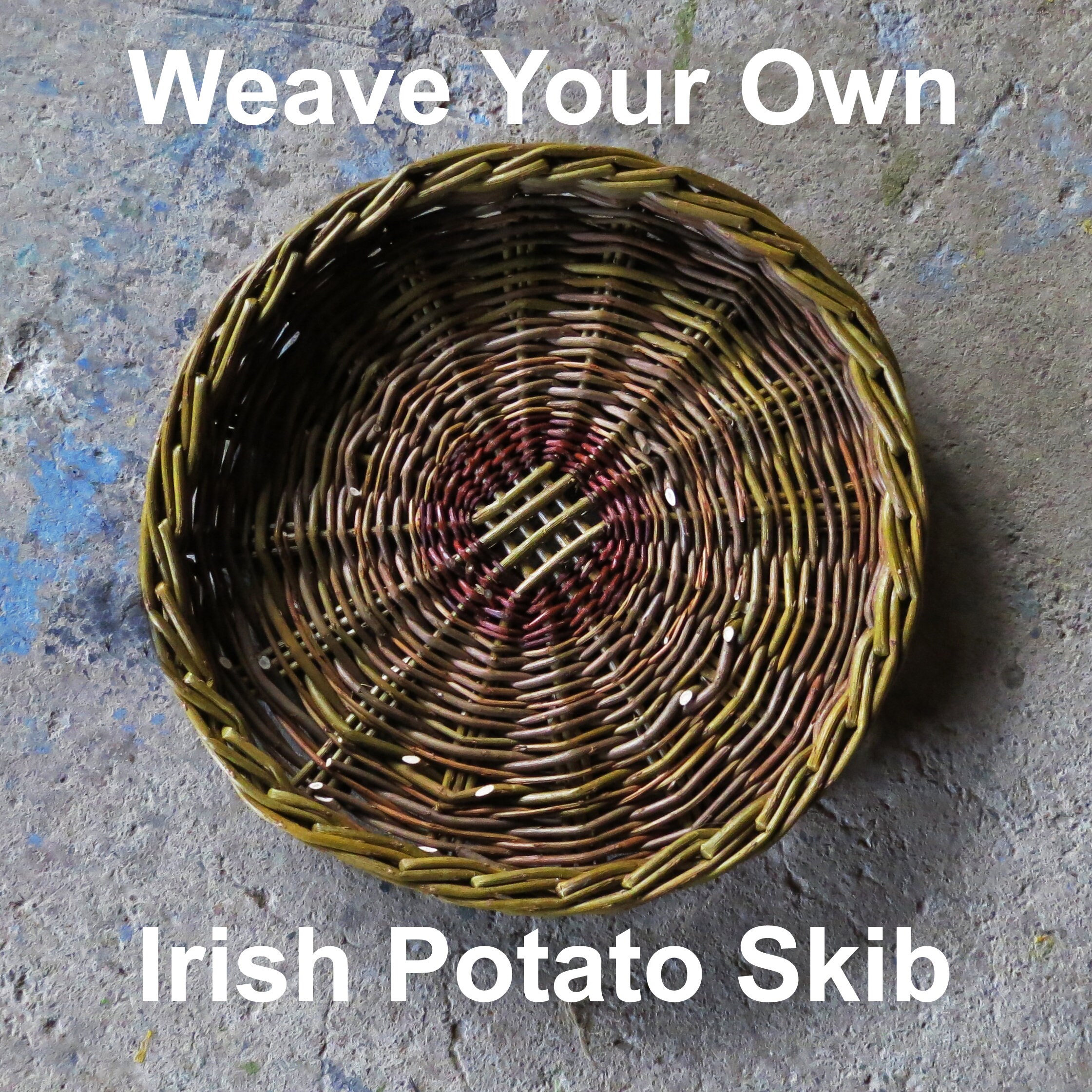Learn to Weave Your Own Irish Potato Skib. Basket Weaving Etsy