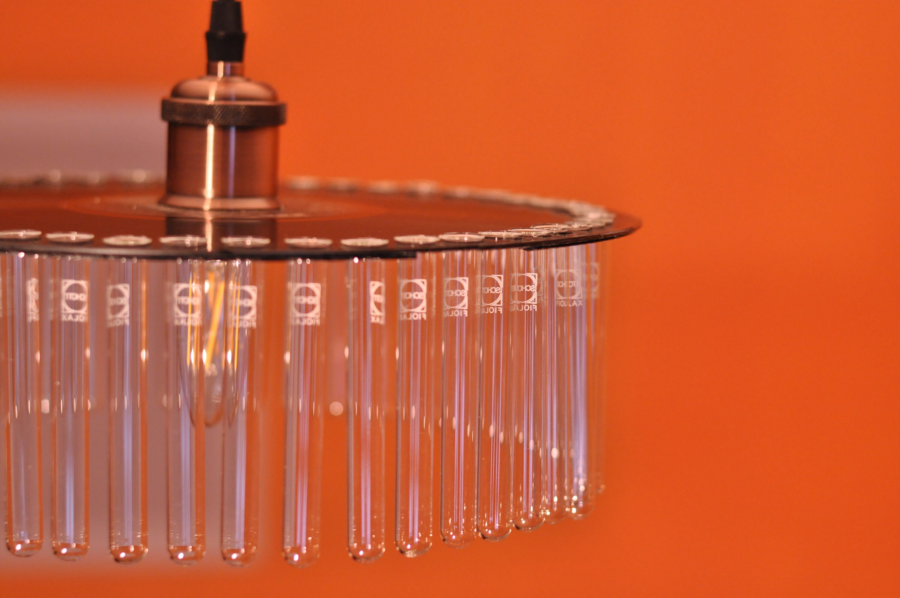 Upcycling Lamp Test Tubes/vinyl Hanging Lamp From a Record Etsy