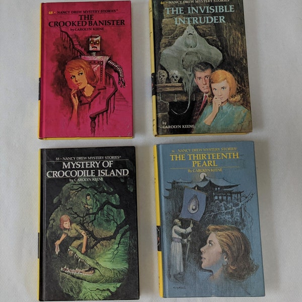 Nancy Drew Mystery Stories, Vintage Books from 1960s, '70s and ‘80s, #40, #46, 48, 55, 56 PRICE FOR EACH