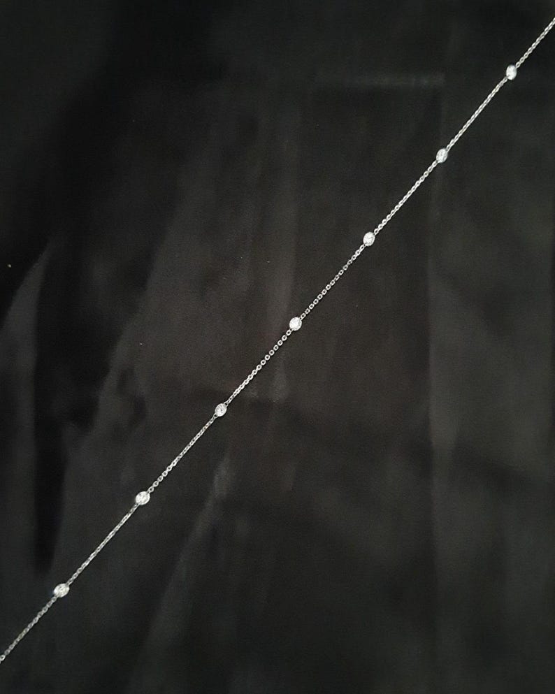 Diamond Station Necklace