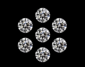2.10 mm Rundschliff Lose Diamant | Labor gewachsener Diamant | CVD Melee Diamant | E-F VS Klarheit | Labradorit Diamant für Halskette