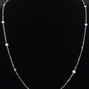 Diamond Station Necklace