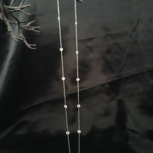Diamond Station Necklace