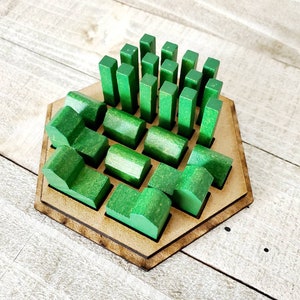 Settler Game Piece Holder - Organizer - Homes, Cities, Roads Holder - Game Piece Holder -