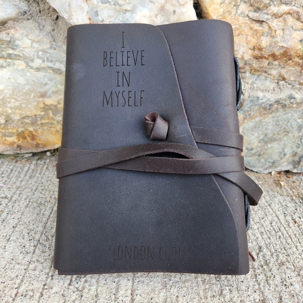 Customized Leather Journal/ Missionary/ Journal for Sketches/ 240 page Journal